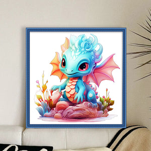 Huancan - Sea Dragon - 40*40CM 14CT 2 Stamped Cross Stitch