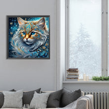 Load image into Gallery viewer, Jewel Cat 30*30CM(Canvas) Full Round Drill Diamond Painting
