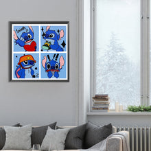 Load image into Gallery viewer, Stitch Comic Strip 30*30CM(Canvas) Full Round Drill Diamond Painting
