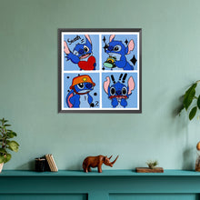Load image into Gallery viewer, Stitch Comic Strip 30*30CM(Canvas) Full Round Drill Diamond Painting
