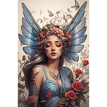 Load image into Gallery viewer, Butterfly Girl 40*60CM(Picture) Full Round Drill Diamond Painting
