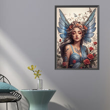 Load image into Gallery viewer, Butterfly Girl 40*60CM(Picture) Full Round Drill Diamond Painting
