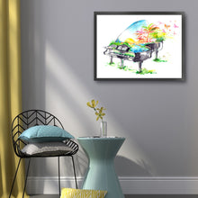Load image into Gallery viewer, Huancan - Piano - 50*40CM 14CT 2 Stamped Cross Stitch

