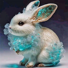 Load image into Gallery viewer, Huancan - Zodiac Signs - Rabbit - 40*40CM 11CT 3 Stamped Cross Stitch
