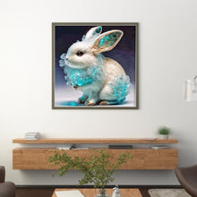 Load image into Gallery viewer, Huancan - Zodiac Signs - Rabbit - 40*40CM 11CT 3 Stamped Cross Stitch
