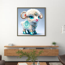 Load image into Gallery viewer, Huancan - Zodiac Signs - Sheep - 40*40CM 11CT 3 Stamped Cross Stitch
