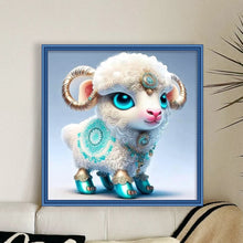 Load image into Gallery viewer, Huancan - Zodiac Signs - Sheep - 40*40CM 11CT 3 Stamped Cross Stitch
