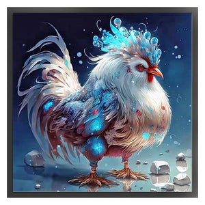 Huancan - Zodiac Signs - Chicken - 40*40CM 11CT 3 Stamped Cross Stitch