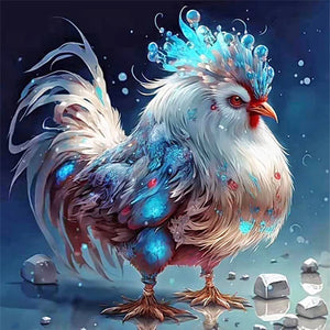 Huancan - Zodiac Signs - Chicken - 40*40CM 11CT 3 Stamped Cross Stitch