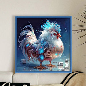 Huancan - Zodiac Signs - Chicken - 40*40CM 11CT 3 Stamped Cross Stitch