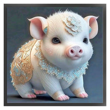 Load image into Gallery viewer, Huancan - Zodiac Signs - Pig - 40*40CM 11CT 3 Stamped Cross Stitch
