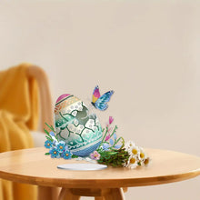 Load image into Gallery viewer, Acrylic Easter Egg Diamond Painting Tabletop Ornament Kit for Home Office Decor
