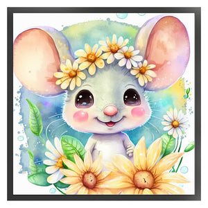 DIY - Zodiac Signs - Rat - 40*40CM 11CT 3 Stamped Cross Stitch