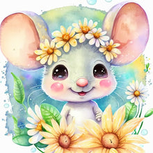 Load image into Gallery viewer, DIY - Zodiac Signs - Rat - 40*40CM 11CT 3 Stamped Cross Stitch
