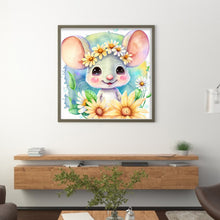 Load image into Gallery viewer, DIY - Zodiac Signs - Rat - 40*40CM 11CT 3 Stamped Cross Stitch

