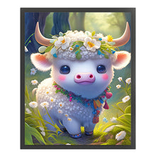 Load image into Gallery viewer, Yishu - Zodiac Signs - Ox - 40*50CM 11CT 3 Stamped Cross Stitch
