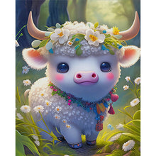 Load image into Gallery viewer, Yishu - Zodiac Signs - Ox - 40*50CM 11CT 3 Stamped Cross Stitch
