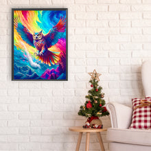 Load image into Gallery viewer, Soaring Colorful Owl 30*40CM(Canvas) Full Round Drill Diamond Painting
