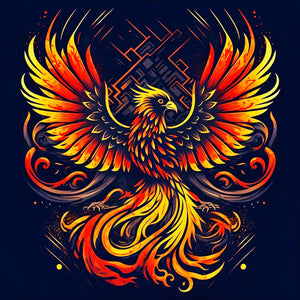 Phoenix 30*30CM(Canvas) Full Round Drill Diamond Painting