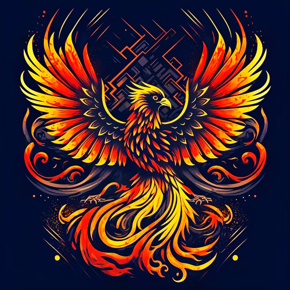 Phoenix 30*30CM(Canvas) Full Round Drill Diamond Painting