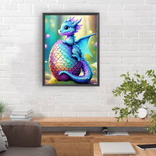 Load image into Gallery viewer, Colorful Little Dragon Holding Eggs 30*40CM(Canvas) Full Round Drill Diamond Painting
