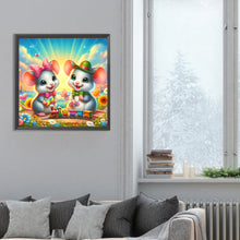 Load image into Gallery viewer, Two Mice 30*30CM(Canvas) Full Round Drill Diamond Painting
