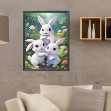 Load image into Gallery viewer, Garden Rabbit 30*40CM(Canvas) Full Round Drill Diamond Painting
