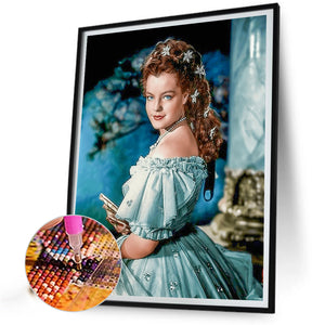 Princess Sissi 50*65CM(Canvas) Full Round Drill Diamond Painting