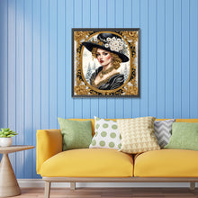 Load image into Gallery viewer, Noblewoman-Woman 30*30CM(Canvas) Partial Special Shaped Drill Diamond Painting
