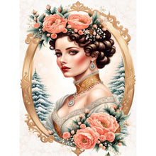 Load image into Gallery viewer, Noblewoman 30*40CM(Canvas) Full Round Drill Diamond Painting
