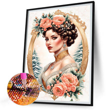 Load image into Gallery viewer, Noblewoman 30*40CM(Canvas) Full Round Drill Diamond Painting
