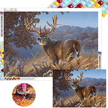 Load image into Gallery viewer, Reindeer 70*50CM(Canvas) Full Square Drill Diamond Painting
