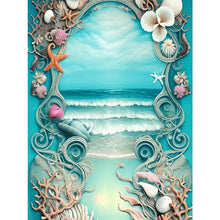 Load image into Gallery viewer, Seashells On The Beach 30*40CM(Canvas) Full Square Drill Diamond Painting
