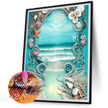 Load image into Gallery viewer, Seashells On The Beach 30*40CM(Canvas) Full Square Drill Diamond Painting
