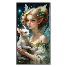 Load image into Gallery viewer, Yishu - Elf Girl - 40*75CM 11CT 3 Stamped Cross Stitch
