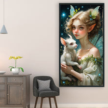 Load image into Gallery viewer, Yishu - Elf Girl - 40*75CM 11CT 3 Stamped Cross Stitch
