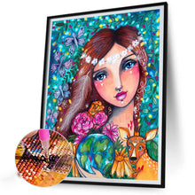Load image into Gallery viewer, Girl 40*50CM(Canvas) Full Round Drill Diamond Painting
