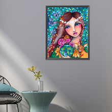 Load image into Gallery viewer, Girl 40*50CM(Canvas) Full Round Drill Diamond Painting
