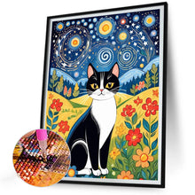 Load image into Gallery viewer, Fairytale Cat 30*40CM(Canvas) Full Round Drill Diamond Painting
