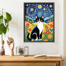 Load image into Gallery viewer, Fairytale Cat 30*40CM(Canvas) Full Round Drill Diamond Painting
