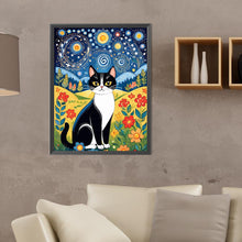 Load image into Gallery viewer, Fairytale Cat 30*40CM(Canvas) Full Round Drill Diamond Painting
