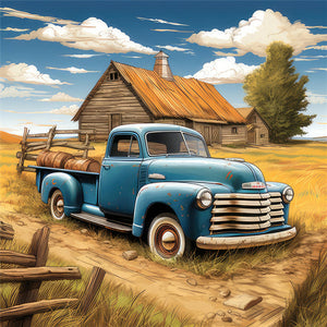 Farm Life 40*40CM(Picture) Full Square Drill Diamond Painting