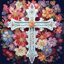 Load image into Gallery viewer, Cross Quilling 30*30CM(Canvas) Partial Special Shaped Drill Diamond Painting
