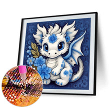 Load image into Gallery viewer, White Dragon 30*30CM(Canvas) Full Round Drill Diamond Painting
