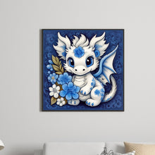 Load image into Gallery viewer, White Dragon 30*30CM(Canvas) Full Round Drill Diamond Painting
