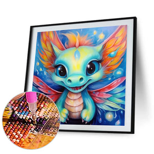 Dragon 30*30CM(Canvas) Full Round Drill Diamond Painting
