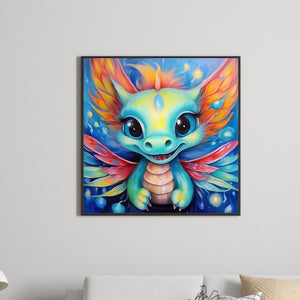 Dragon 30*30CM(Canvas) Full Round Drill Diamond Painting