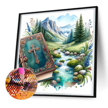 Load image into Gallery viewer, God Bless You 30*30CM(Canvas) Full Round Drill Diamond Painting
