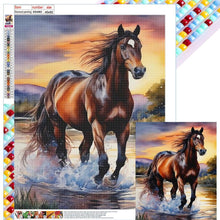 Load image into Gallery viewer, Horse 40*50CM(Canvas) Full Square Drill Diamond Painting
