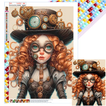 Load image into Gallery viewer, Curly-Haired Girl 40*55CM(Canvas) Full Square Drill Diamond Painting
